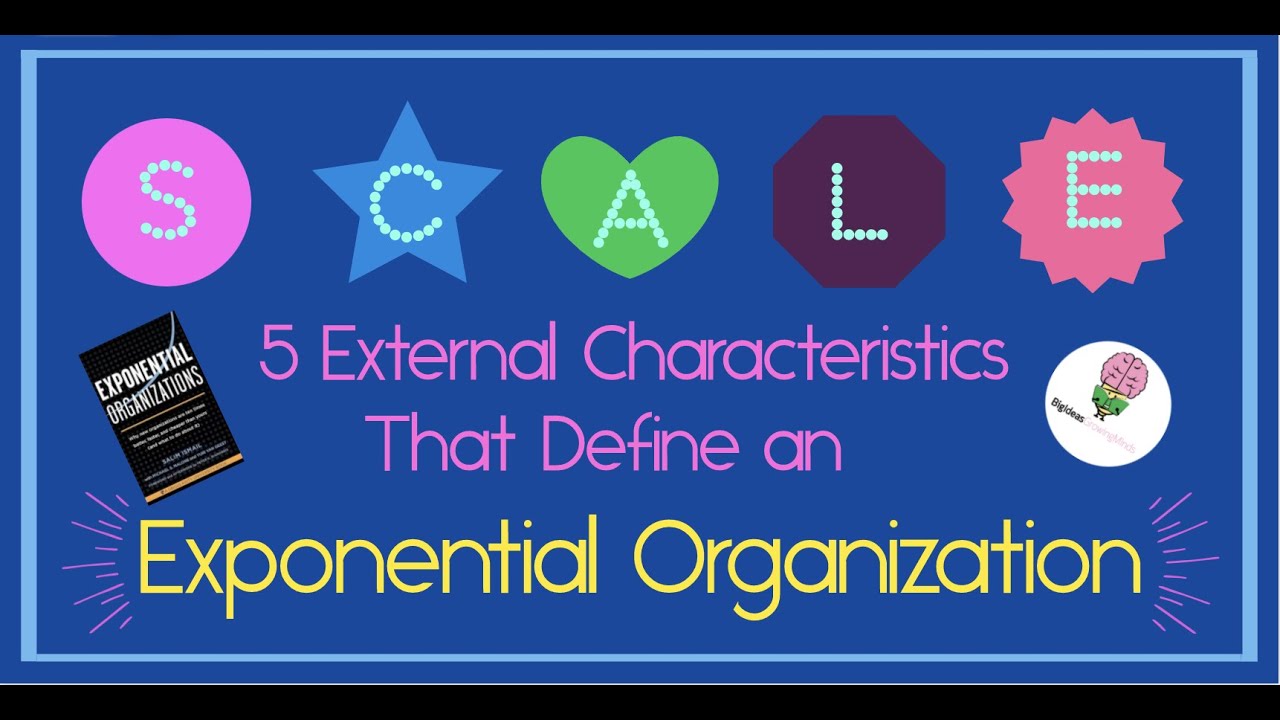 Exponential Organizations by Salim Ismail – The SCALE Acronym